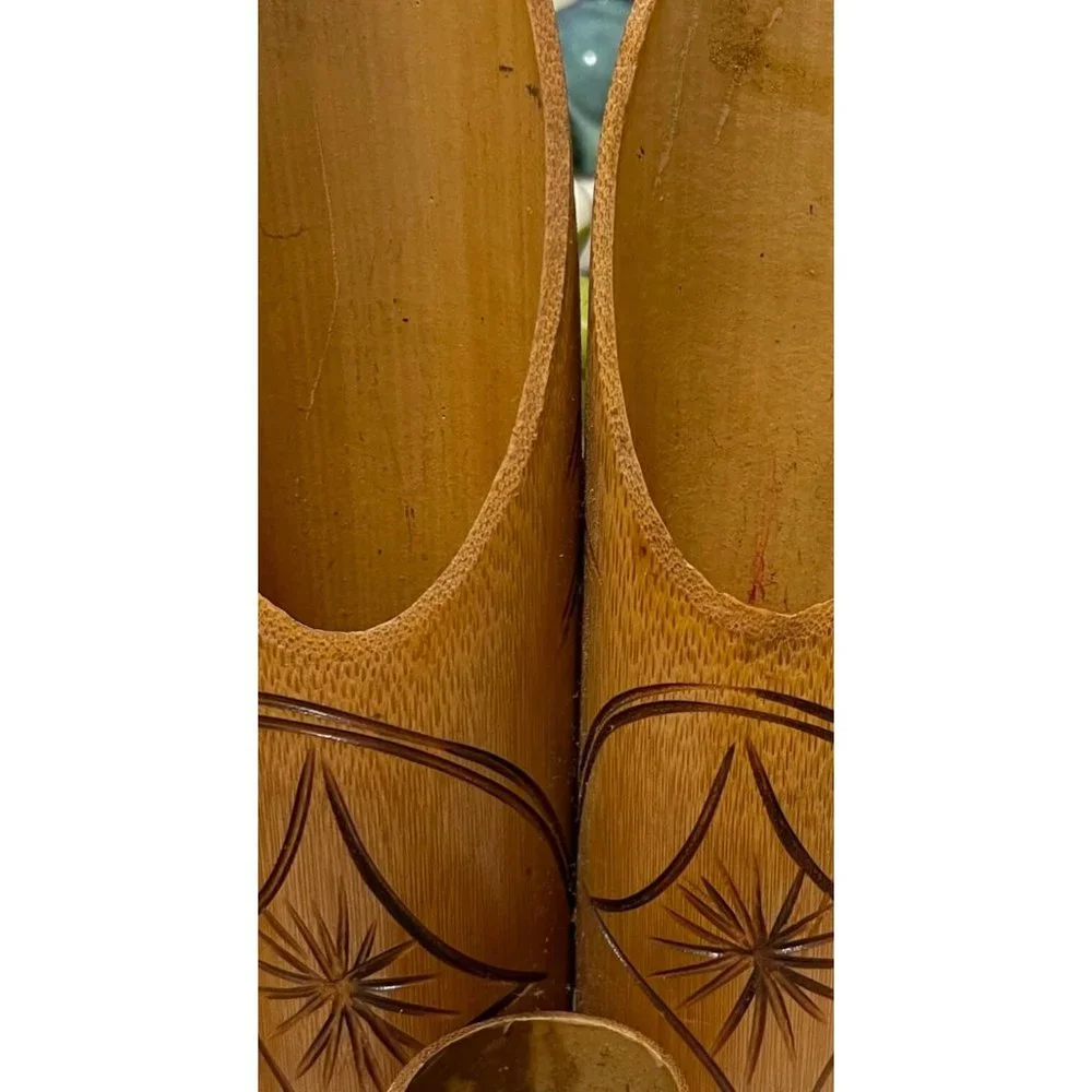 Bamboowala Natural Bamboo Pen Holder/counter organizer from Jamaica